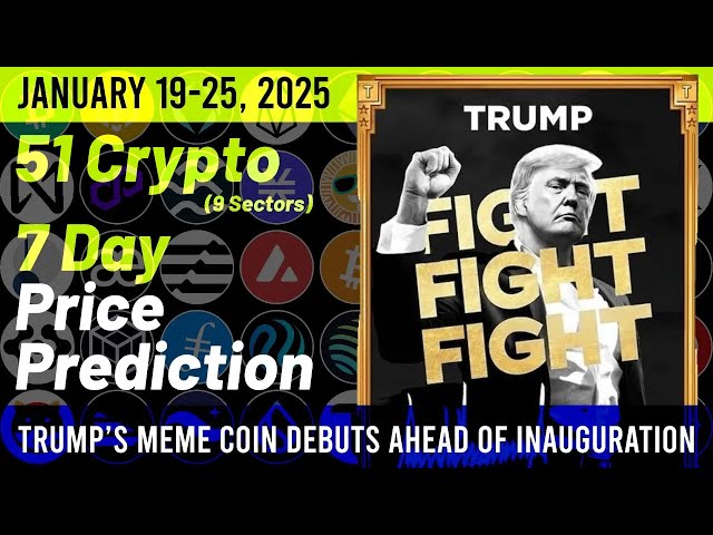 [Jan 19 2025] BTC & ALT Price Prediction / Trump’s Meme Coin Debuts Ahead of Inauguration (ENG SUB)