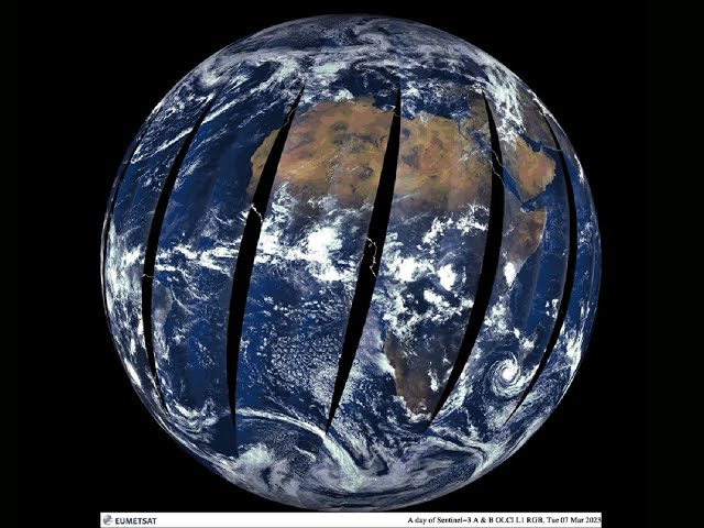 EUMETSAT Earth view - Copernicus Sentinel-3