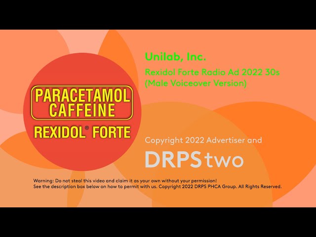 Rexidol Forte Radio Ad 2022 30s (in Ilocano, Male Voiceover Version)