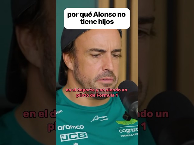 ¿Por qué Fernando Alonso no tiene hijos? (🎥: High Performance)