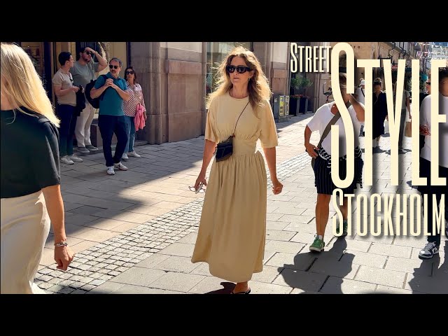 August in Stockholm | Scandinavian Summer Outfits 2024 |  Street Style | Street Fashion Trends