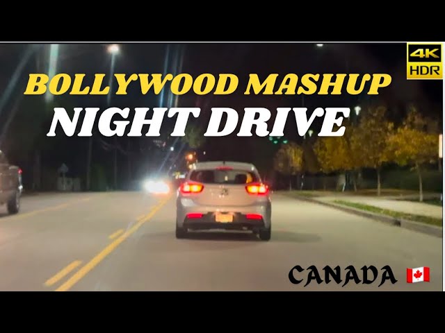 4K] Bollywood Mashup While Night Drive | #driving #cardrivingvlogs #lovemashup #lofi #bollywood