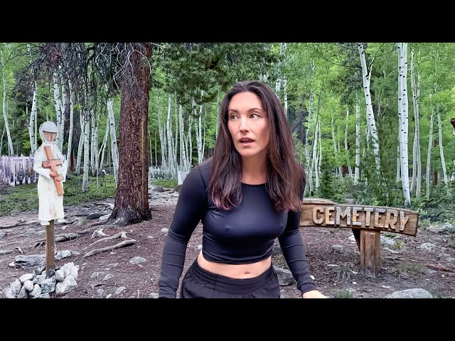 Van Camping a Remote Mining Ghost Town & Cemetery Ghost Hunt | St Elmo, CO