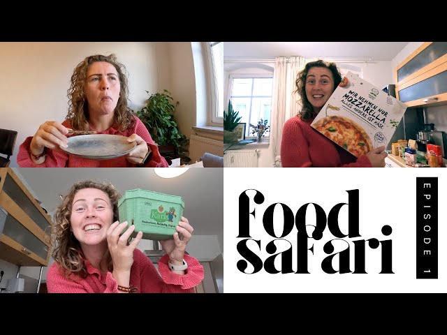 Tasting Weird & Delicious Finds at Berlin’s REWE Supermarket! | Elizabeth's Food Safari Ep. 1 🍫🍓🍕