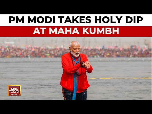 LIVE: PM Modi At Mahakumbh | PM Modi's Prayagraj Pilgrimage | PM Takes Holy Dip In Triveni Sangam