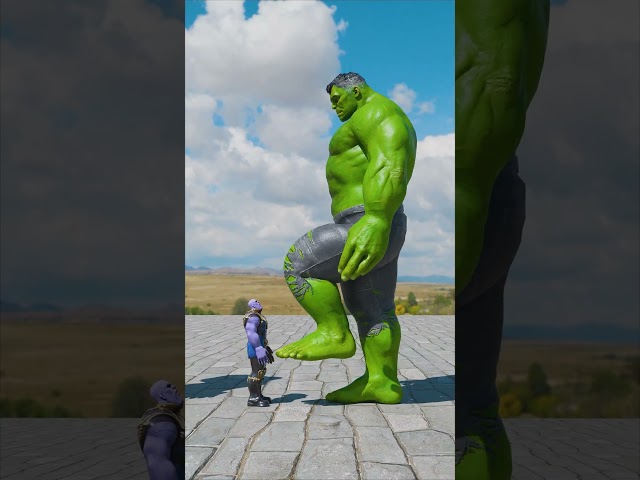 Thanos vs hulk| Crunch Time | Marvel Animation #Shorts