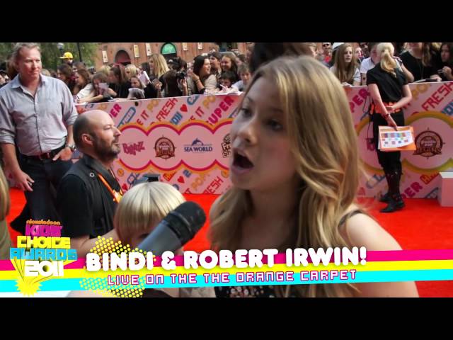 Bindi & Robert Irwin at the 2011 Nickelodeon Kids Choice Awards