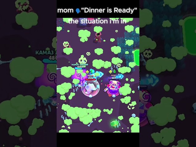 mom 🗣️"Dinner is Ready" #brawlstars #trioshowdown showdown