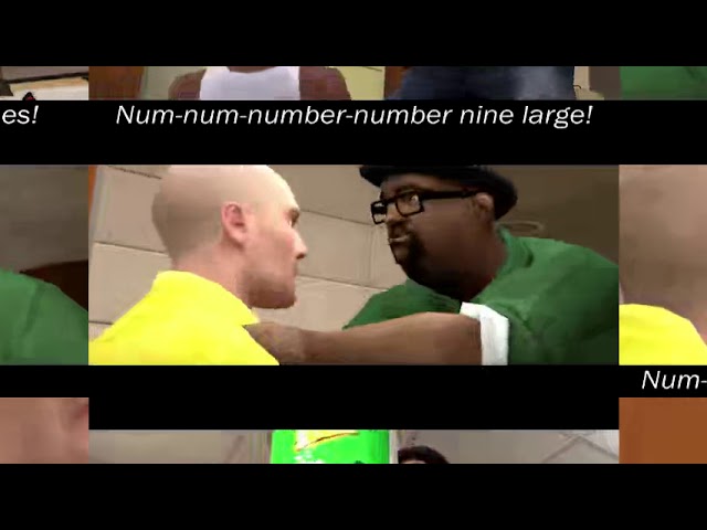 What does Big Smoke Says for 10 Hours: Virtual Reality Edition