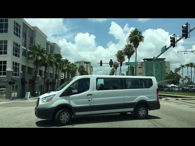 69 Driving Downtown   Tampa 4K   Florida USA