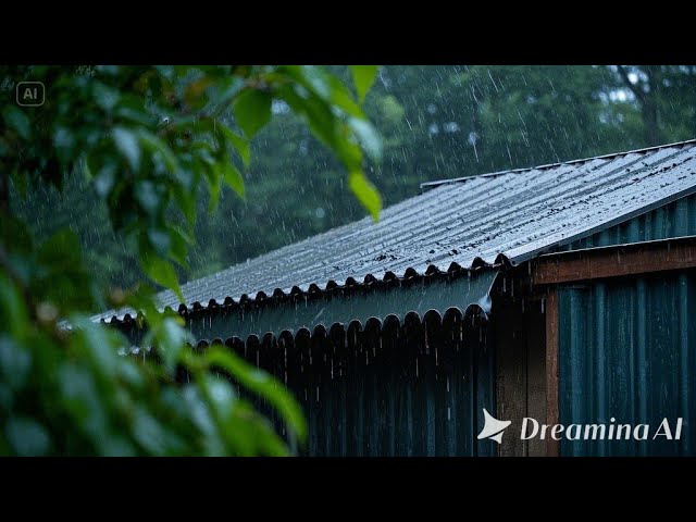 Rain Sounds For Sleeping - 99% Instantly Fall Asleep With Rain And Thunder Sound At Night5