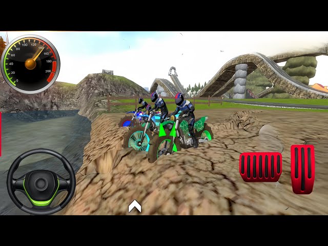 The mud rock park unlimited stund Us simulator online motorbike ride impossible android gameplay