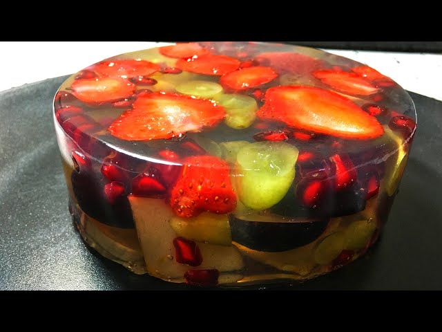 No baked cake | fruits jelly cake | fruits cake | ಜೆಲ್ಲಿ ಕೇಕ್