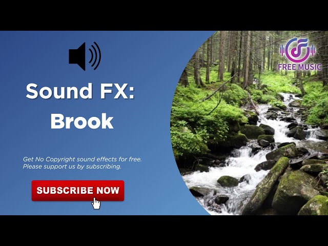 Calming Brook Sound Effect