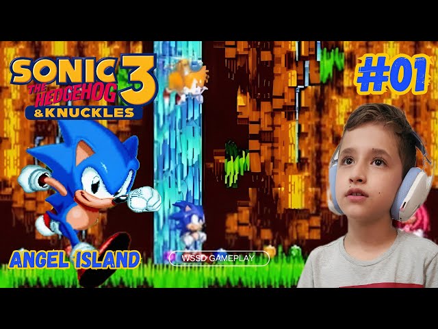 INÍCIO: SOBREVIVENDO ÀS ARMADILHAS DE ANGEL ISLAND! | SONIC THE HEDGEHOG 3 & KNUCKLES - PS5 - #1