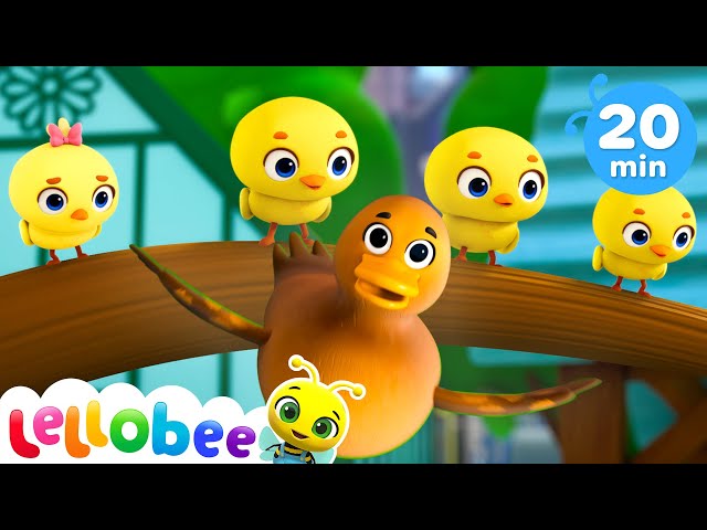 NEW | 🐤 Learning to Fly 🐤 | Lellobee City Farm | Songs and Cartoons | Best Videos for Babies