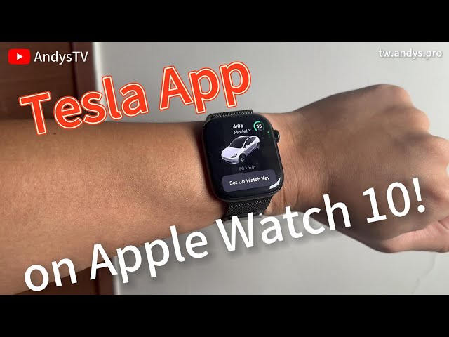 Tesla App on Apple Watch Series 10 as Car Key! No More Car Keys! 2025 GAME CHANGER!