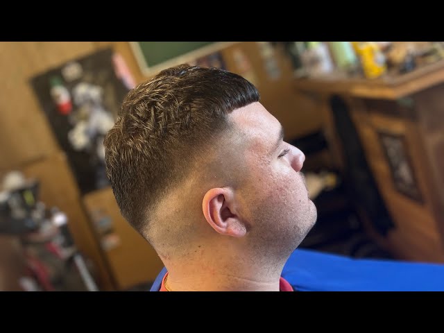 Como hacer un mid drop fade 🇲🇽💯- paso a paso fácil - tutorial de barbero