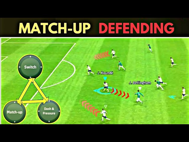 Match-Up Defending Tutorial For Beginners #efootball #efootball2024 #pes #tutorial #pesmobile