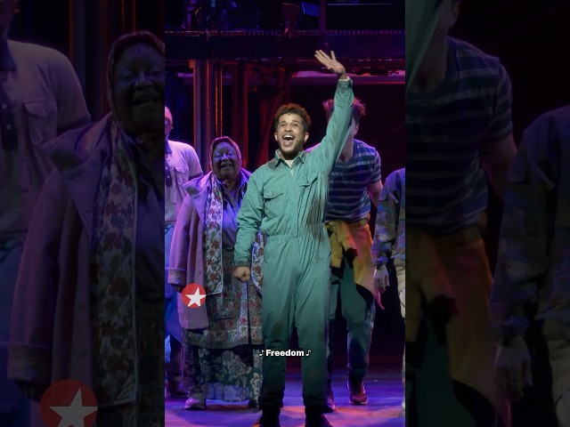 Jordan Fisher sings “Run, Freedom, Run!” from New York City Center Encores!’ URINETOWN #singer