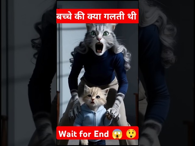 बिल्ला की दुनियां 😱cat animal Story in Hindi #shorts #youtubeshorts #viral