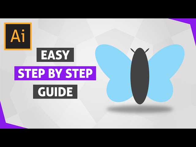 How To Draw A Simple Butterfly In Adobe Illustrator