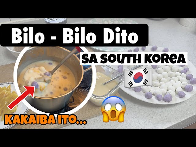 Pinay mom in South Korea / Bilo-Bilo dito sa South Korea / Bilo-Bilo Recipe / Amin kitchen Vlog