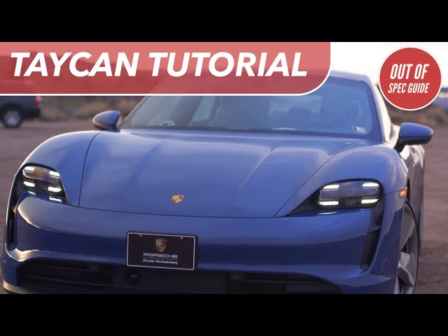 How To Start, Drive, And Charge Porsche Taycan