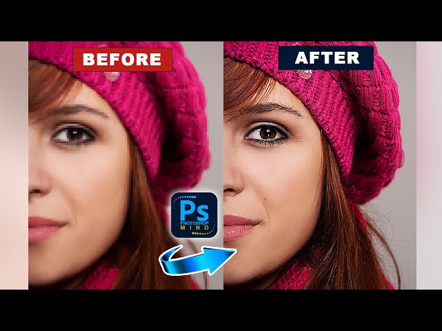 How to Low-Resolution Photos to High-Quality HD Images in Photoshop #lowresolution #highresolution