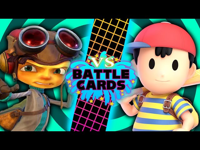 Razputin VS Ness (Psychonauts VS Earthbound) - VS Battle Cards