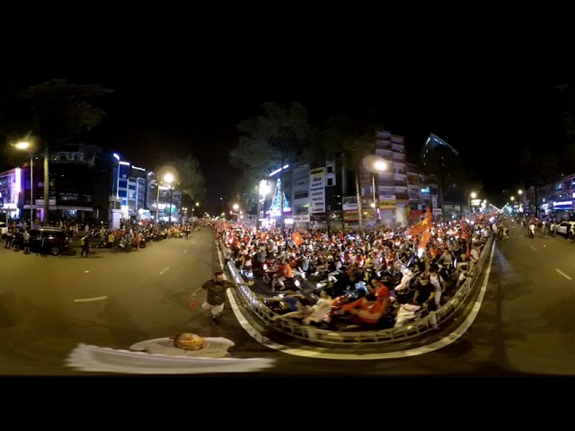 AFF Cup Winner 2018 - Vietnam - Celebrations in Ho Chi Minh City - 360 Video Compilation