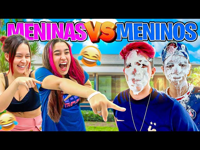 GINCANA MENINOS VS MENINAS *Deu confusão