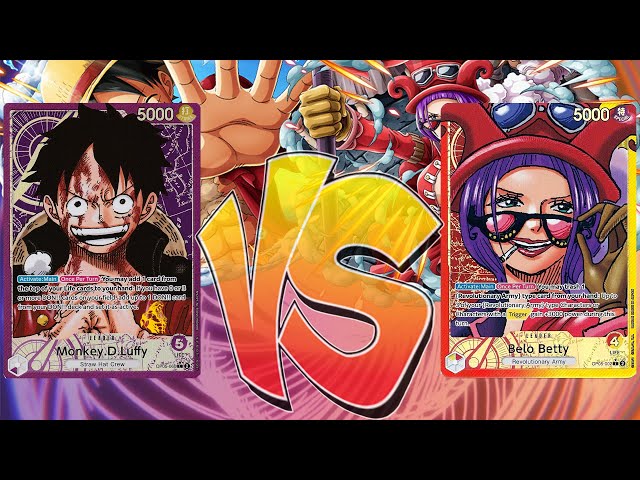 (OP09) Purple Luffy vs Belo Betty! GGB Locals Round 2! One Piece TCG POV & Commentary