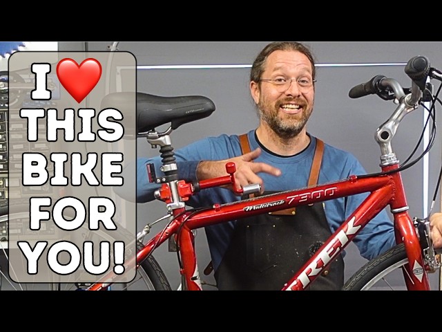 Making MADE IN THE USA Great Again! Used TREK 7300 hybrid bicycle refurbished for resale!