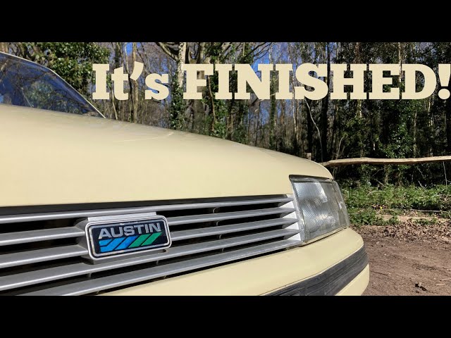 Our Austin Montego Restoration Is FINISHED! The Reveal