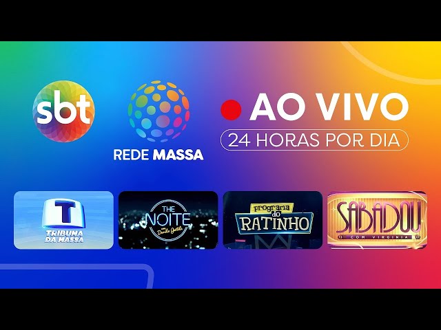 Rede Massa SBT AO VIVO 24h