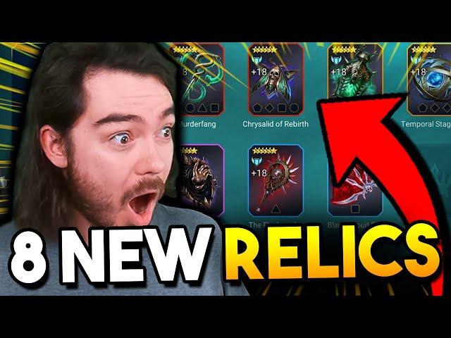 8 NEW RELICS from the CLAN SHOP!!! | Raid: Shadow Legends (Test Server)