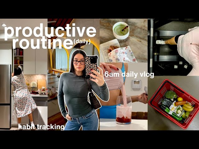 my productive daily routine | *actually* sticking to my goals + creating systems