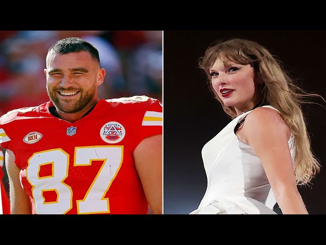 Travis Kelce stays coy on proposing to Taylor Swift during Super Bowl halftime