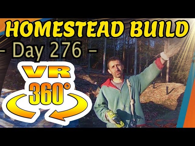 Homestead Building - Insulation Done, Cold Blast Continues, Prepping for Metal Roof, Climbing Gear