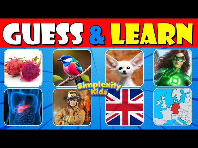 Guessing Game Mega Compilation: Fruits, Animals, Birds, Flags, Professions, Landmarks & More!?