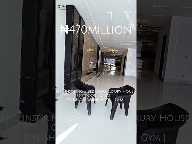 An Irresistible Luxury House In Chevron, Lekki Lagos For ₦470million.