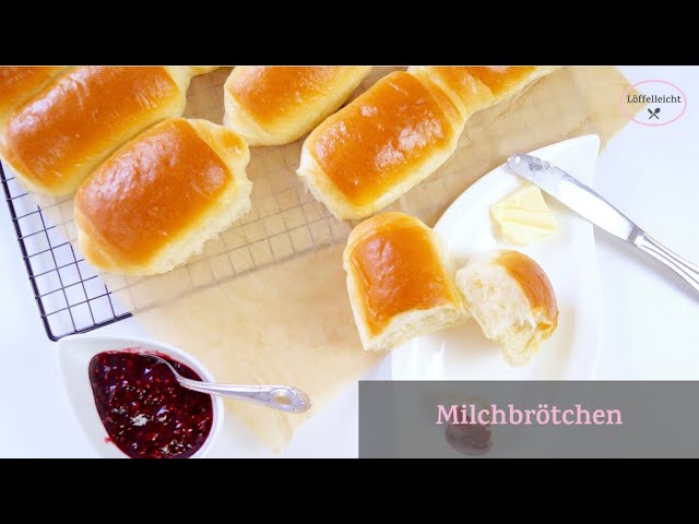 Weiche Milchbrötchen selber backen - super weich - Dinner Rolls