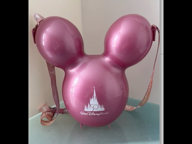 Walt Disney World 50th Anniversary Pink Mickey Balloon Popcorn Bucket  #shorts