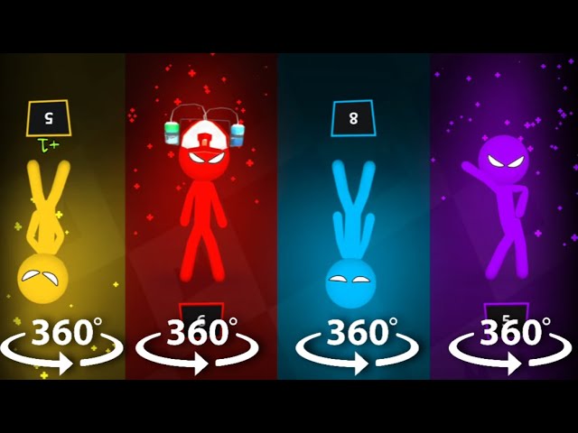 The Stickman MINIGAMES random Gameplay - Stickman Party 1 2 3 4 Player