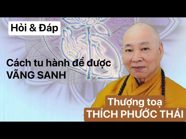 Cách tu hành để vãng sanh - Thày Thích Phước Thái giảng pháp ngày 31/12/23