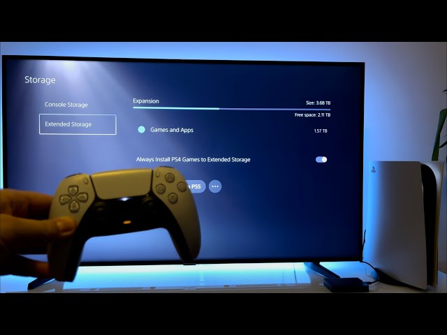 How to use external HDD with PS5 - 4TB extended storage PlayStation 5