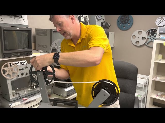 How to clean 16mm movie film by hand