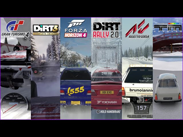 Driving on Snow In 6 Different Racing Games to Celebrate Christmas