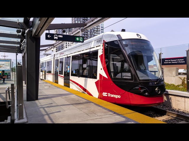 [OC Transpo] O-Train Confederation Line Ride to Tunney's Pasture